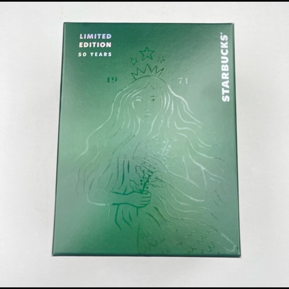 Starbucks Limited Edition 50th Anniversary Mermaid Siren Ceramic Hot Cup - Picture 3 of 10